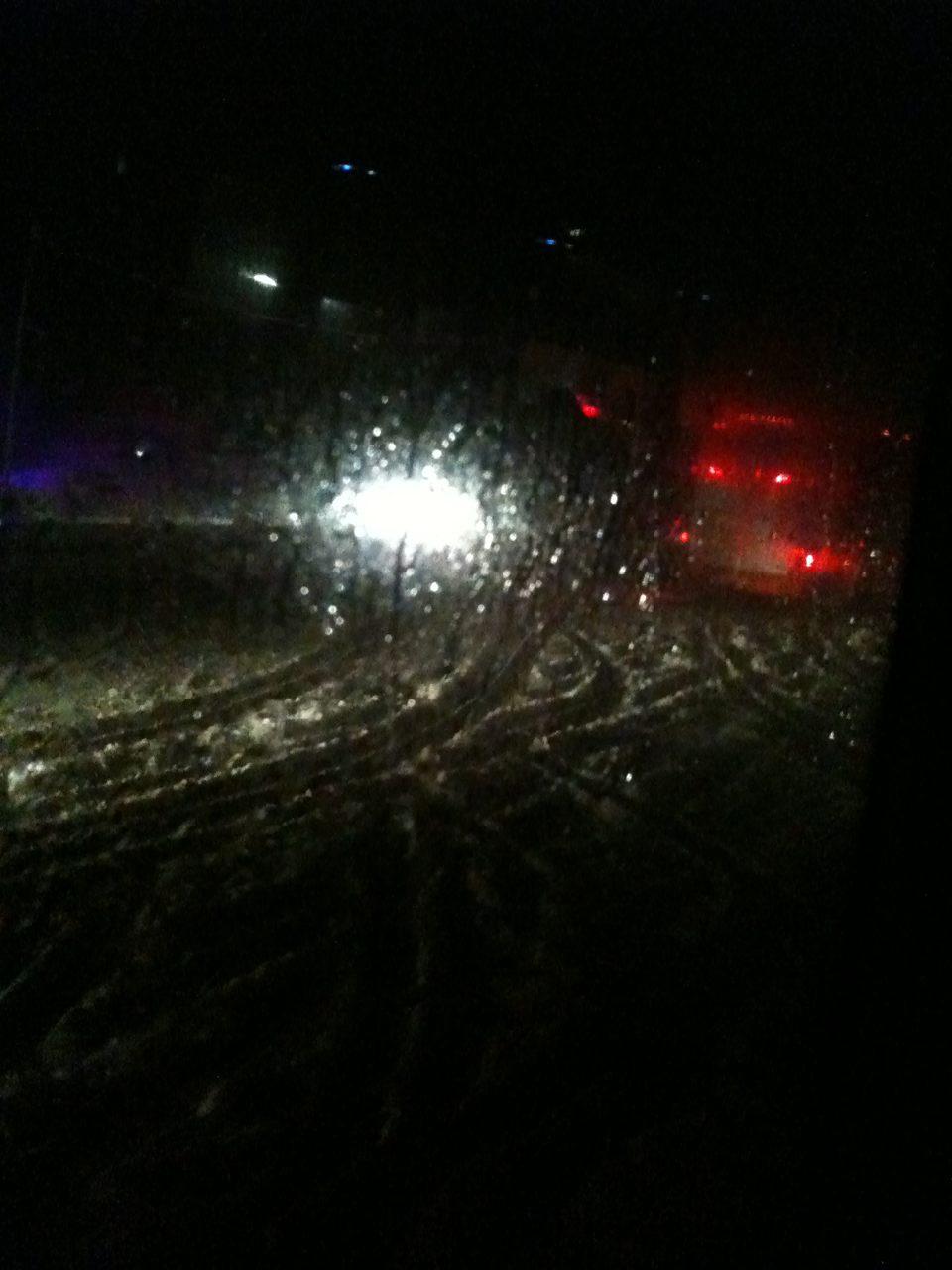 بارش برف سنگین در جاده هراز + تصاویر