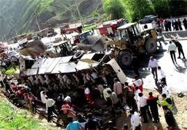 جزییات کامل حادثه خونین اتوبوس به دره در جاده فیروزکوه-قائم‌شهر