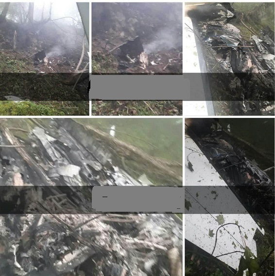 سقوط هواپیمای دو نفره در سلمانشهر + عکس