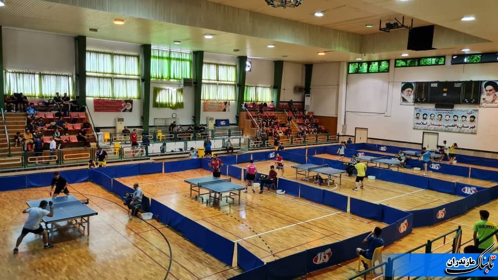 برگزاری مسابقات تنیس روی میز منطقه ۲ کشور در مازندران