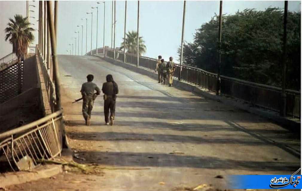 مناسبت_روز31شهریور، شروع_جنگ_تحمیلی:آخرین نفراتی که از پل خرمشهر عبور کردند+عکس