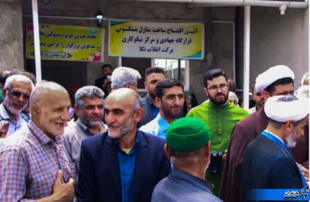 افتتاح خانه مددجوی کمیته امداد در روستای گل خیل شهرستان نکا