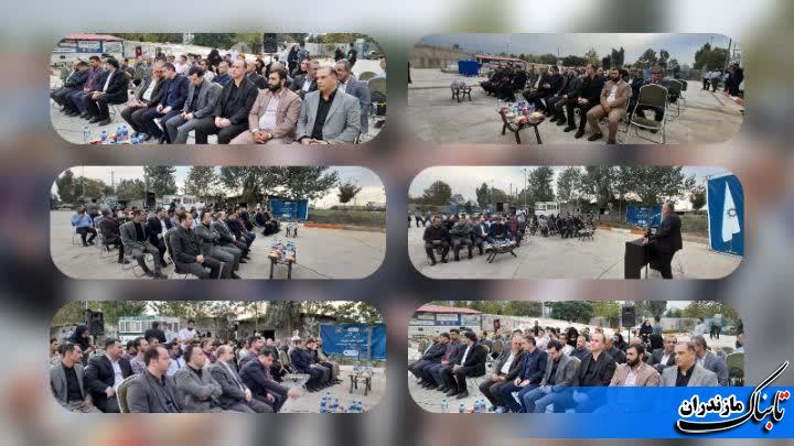 برگزاری آئین افتتاحیه و بهره‌برداری تصفیه خانه شیرابه سکوی انتقال موقت شهرستان ساری