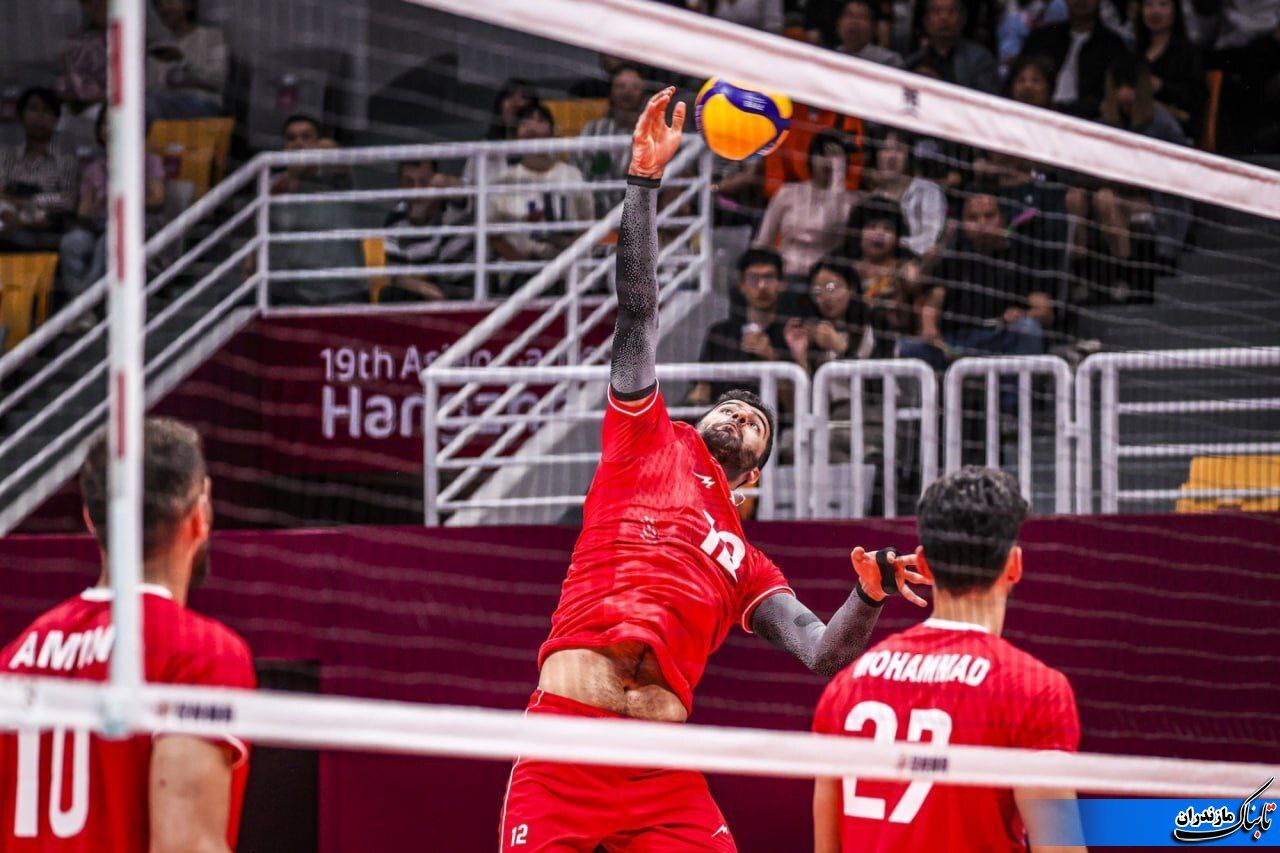  صعود والیبال ایران به فینال آسیا با درخشش مازنی‌ها