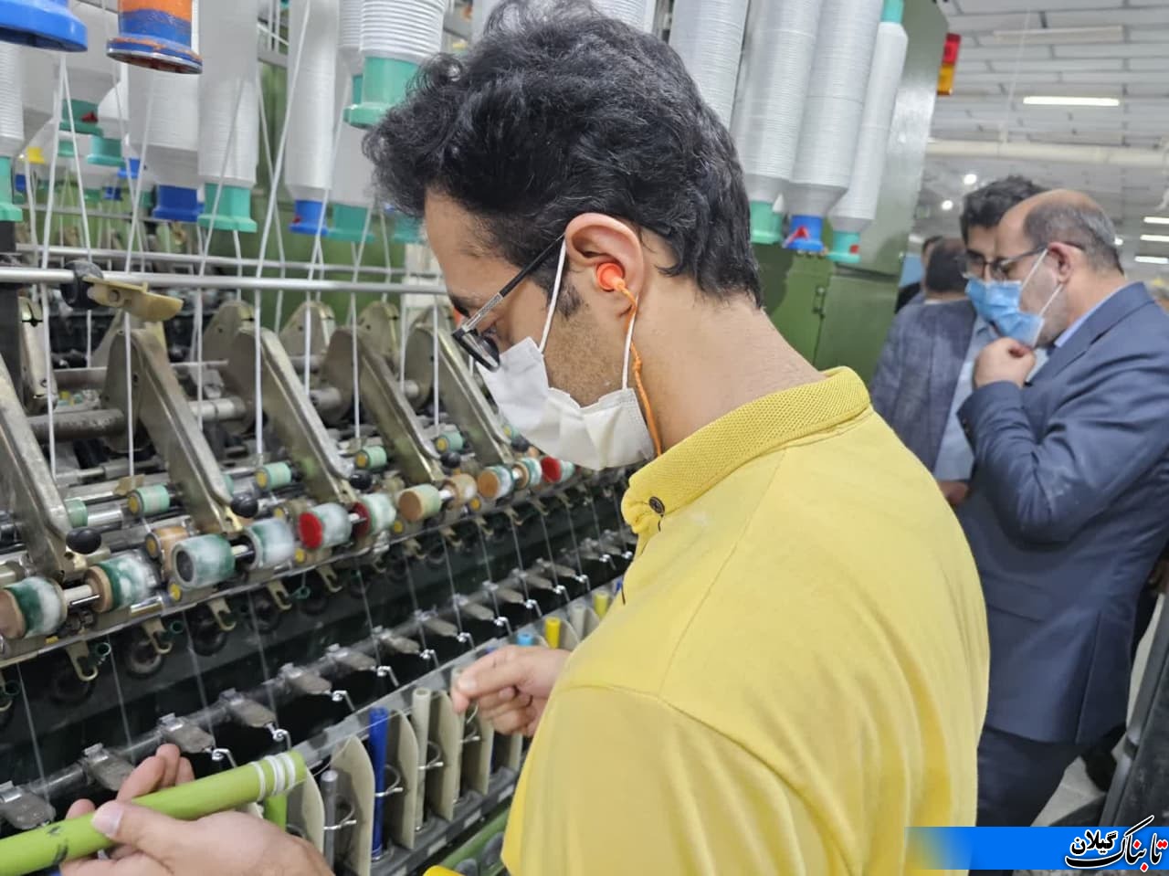 شرکت تولیدی نخ و قرقره گیلان با تمام ظرفیت در حال تولید است