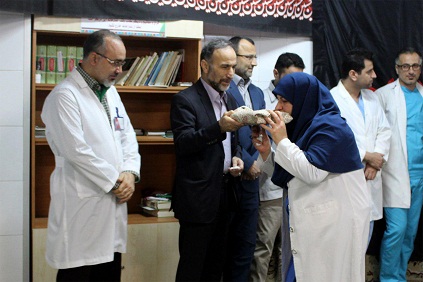 سیل خروشان کاروان درمانی بیمارستان روحانی به اربعین حسینی