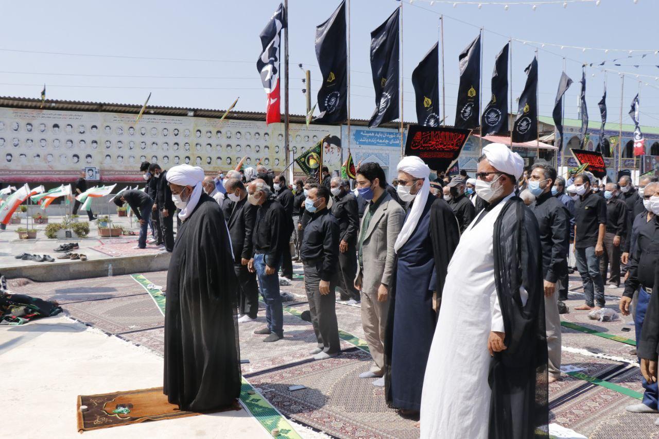 برگزاری مراسم عزاداری روز عاشورا در امامزاده ابراهیم (ع) بابلسر + گزارش تصویری