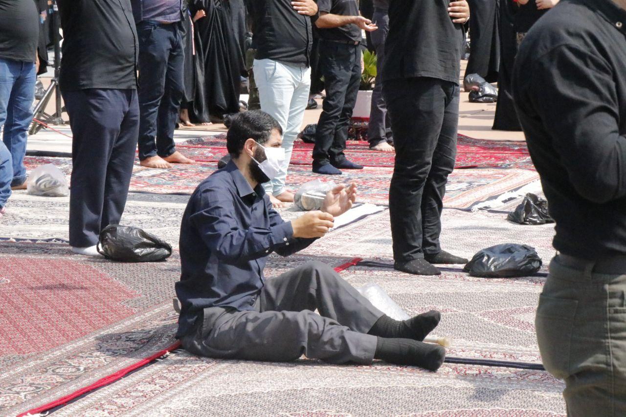 برگزاری مراسم عزاداری روز عاشورا در امامزاده ابراهیم (ع) بابلسر + گزارش تصویری