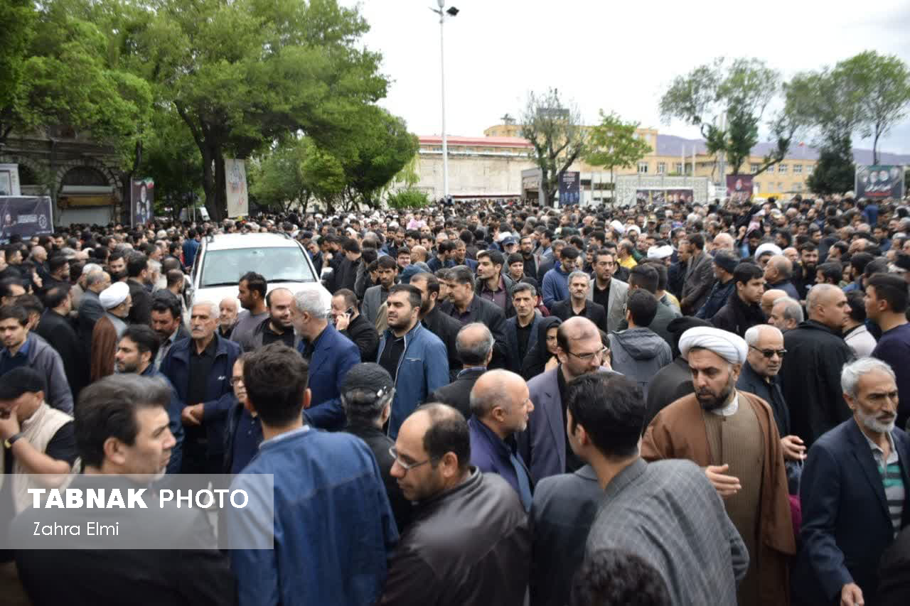 تصاویر / تشییع باشکوه شهدای خدمت در تبریز