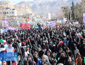 راهپیمایی 22 بهمن  در شهر ایلام